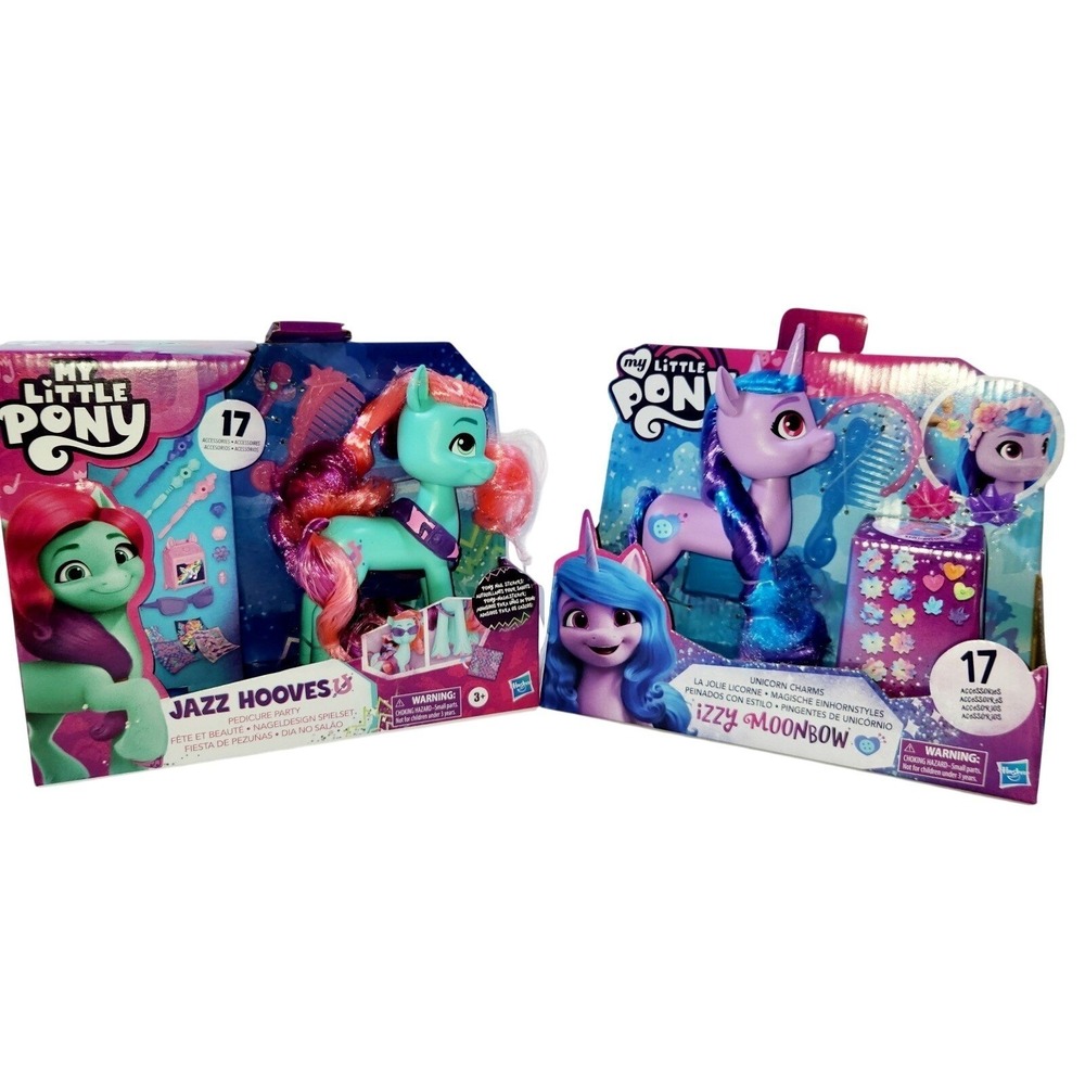 My‎ Little Pony Jazz Hooves Izzy Moonbow Unicorn Charms Toy Playset Ages 3+
